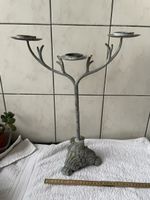 Kerzenständer shabby chic Hirsch Geweih mit Barok Fuss