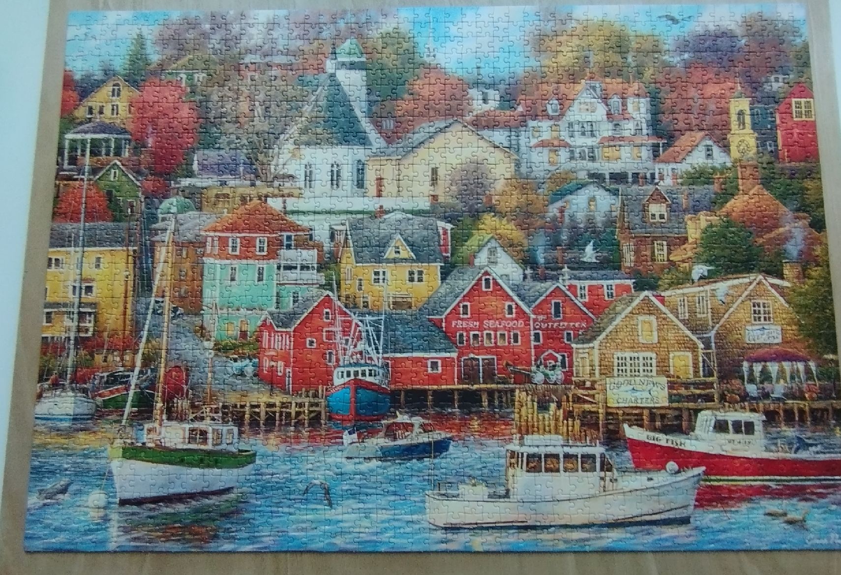 Clementoni Puzzle: 1500 Puzzle Clementoni, Good Times Harbor – Usato da Obernau venduto da stimeroli 1