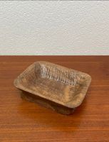 Formschöne vintage Holzschale geschnitzt Vide-poche Schale