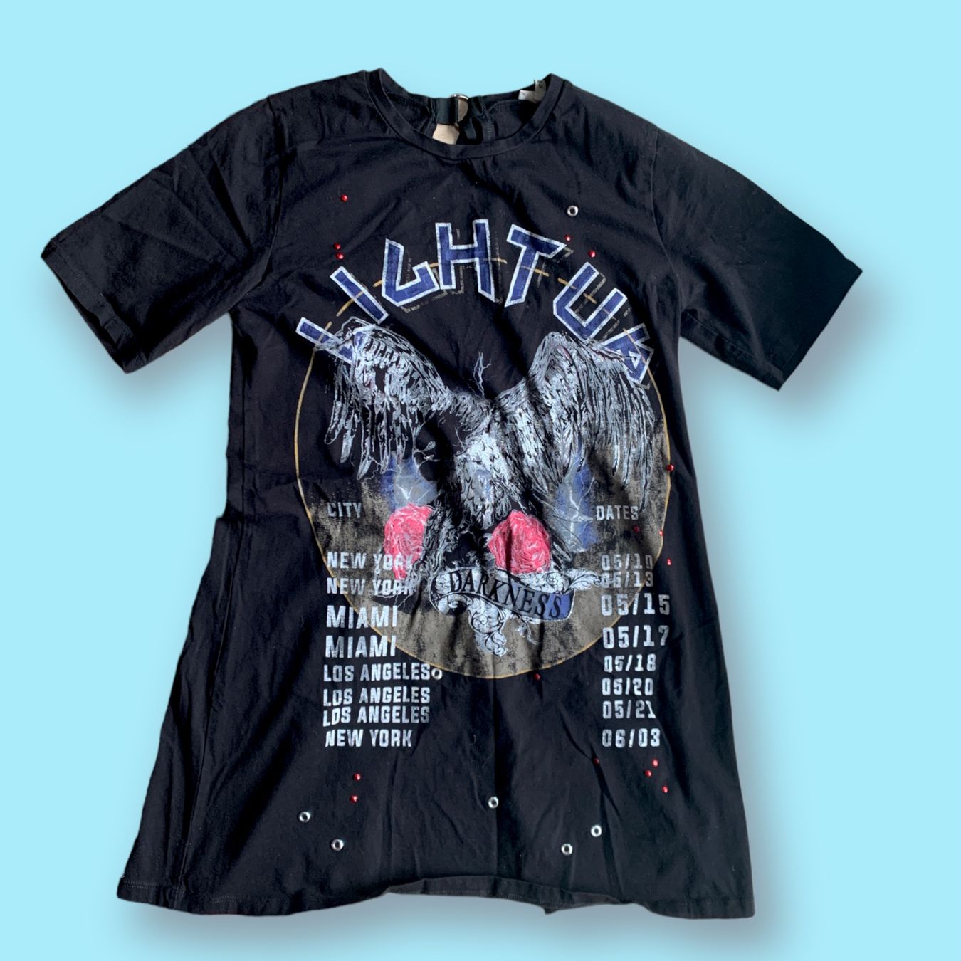 T-shirt: Band-shirt with open back – Usato da Basel venduto da demonbaby2222 3