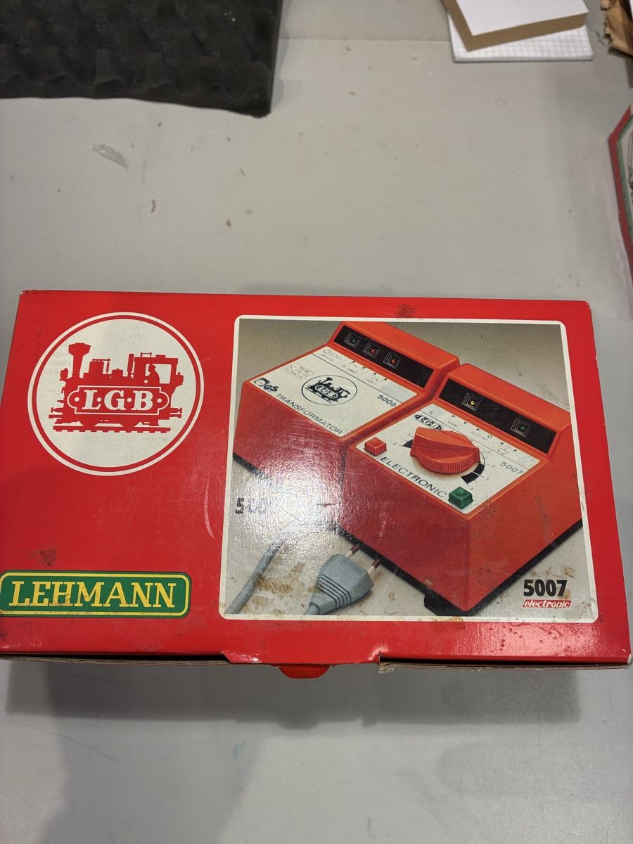 LGB Modellini di ferrovie: LGB 5007 Electronic Transformator gebraucht guter Zustand – Usato da Winterthur venduto da Wedani1