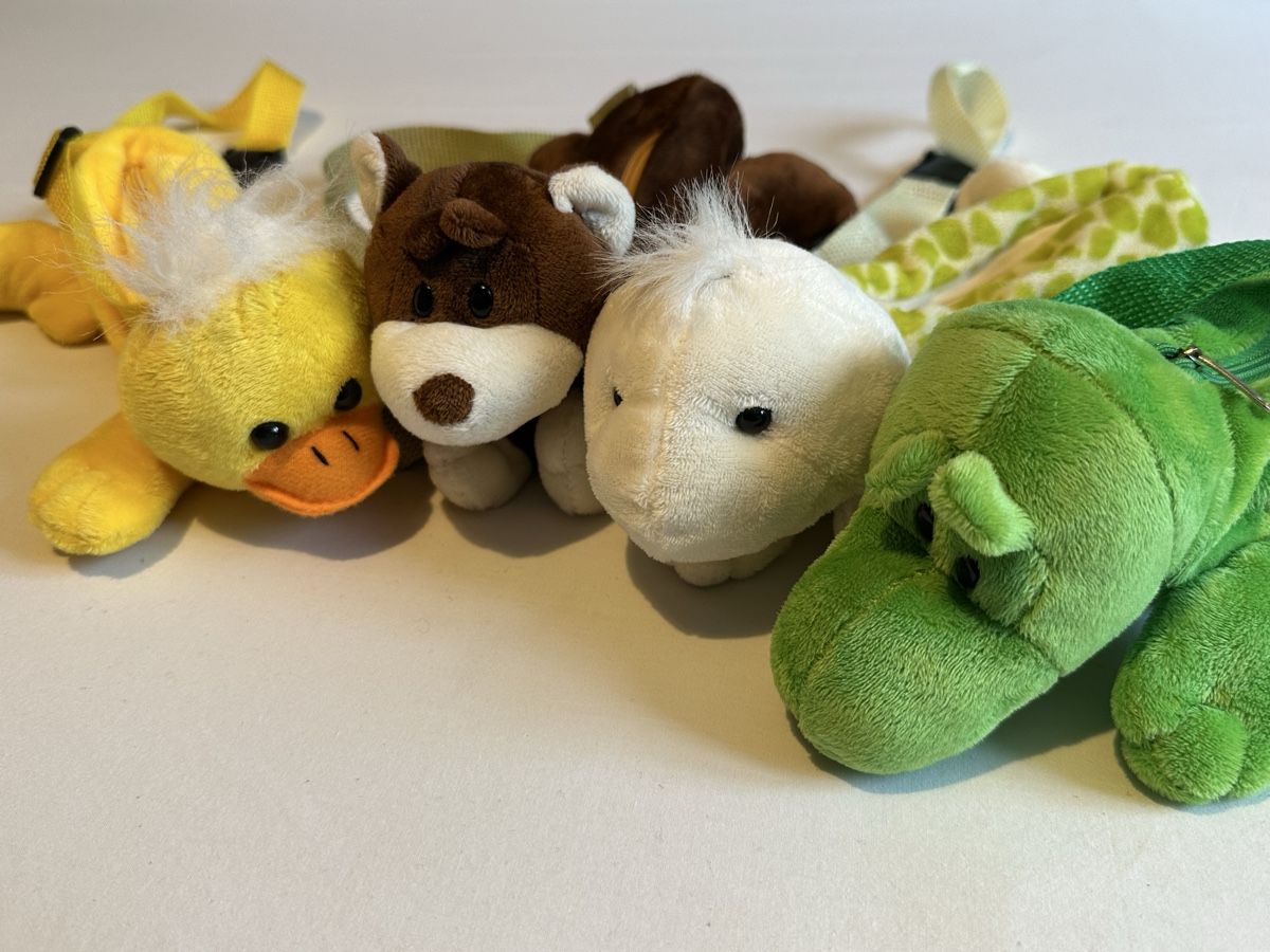 Borse & Zaini: 4 Tiertaschen für Kinder – Usato da Wettingen venduto da smb_595l