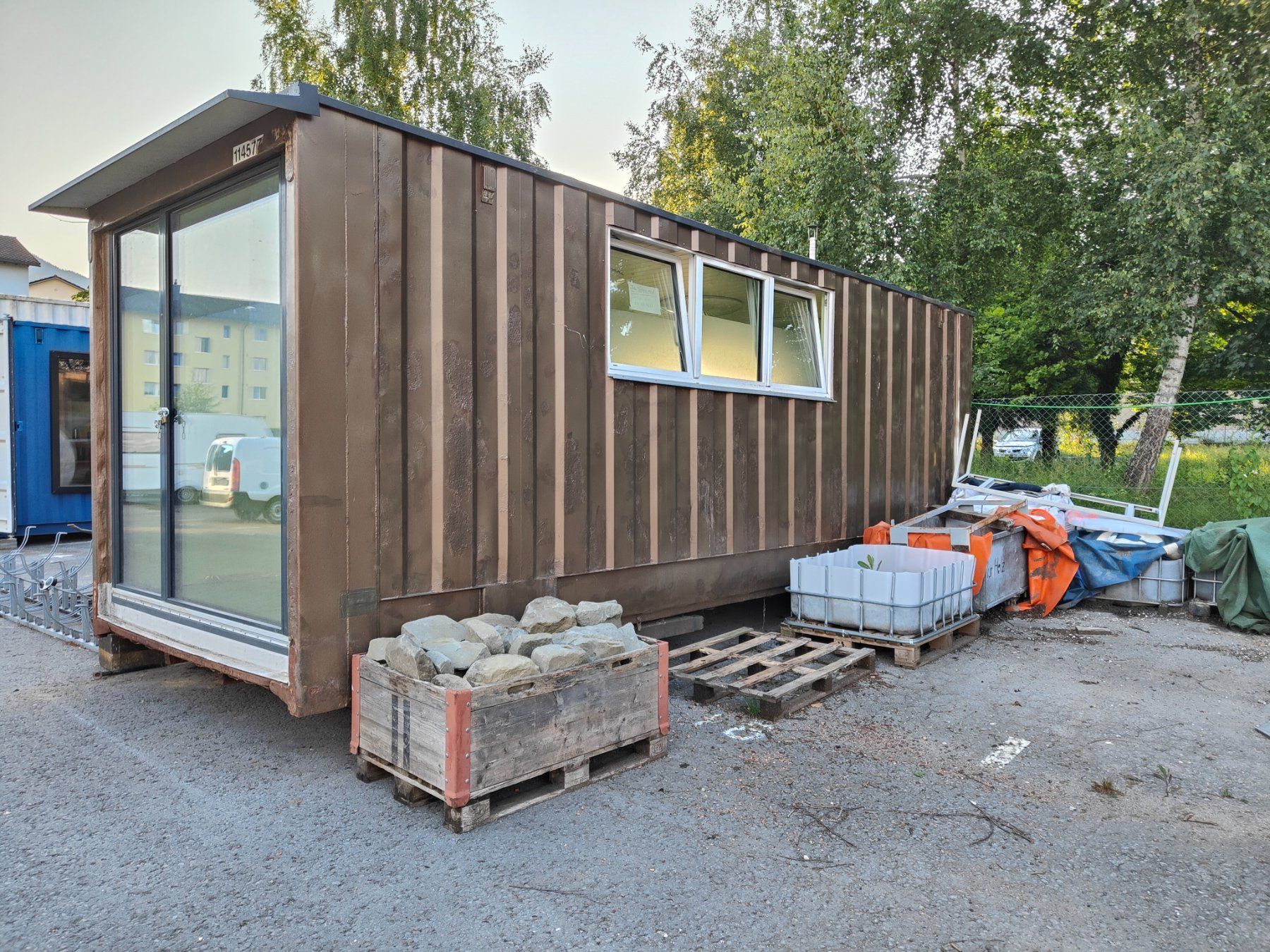 Mobilhome: Büro, Atelier, Gartenhaus, Werkstatt, etc... – Gebraucht aus Diepoldsau von warmesberg