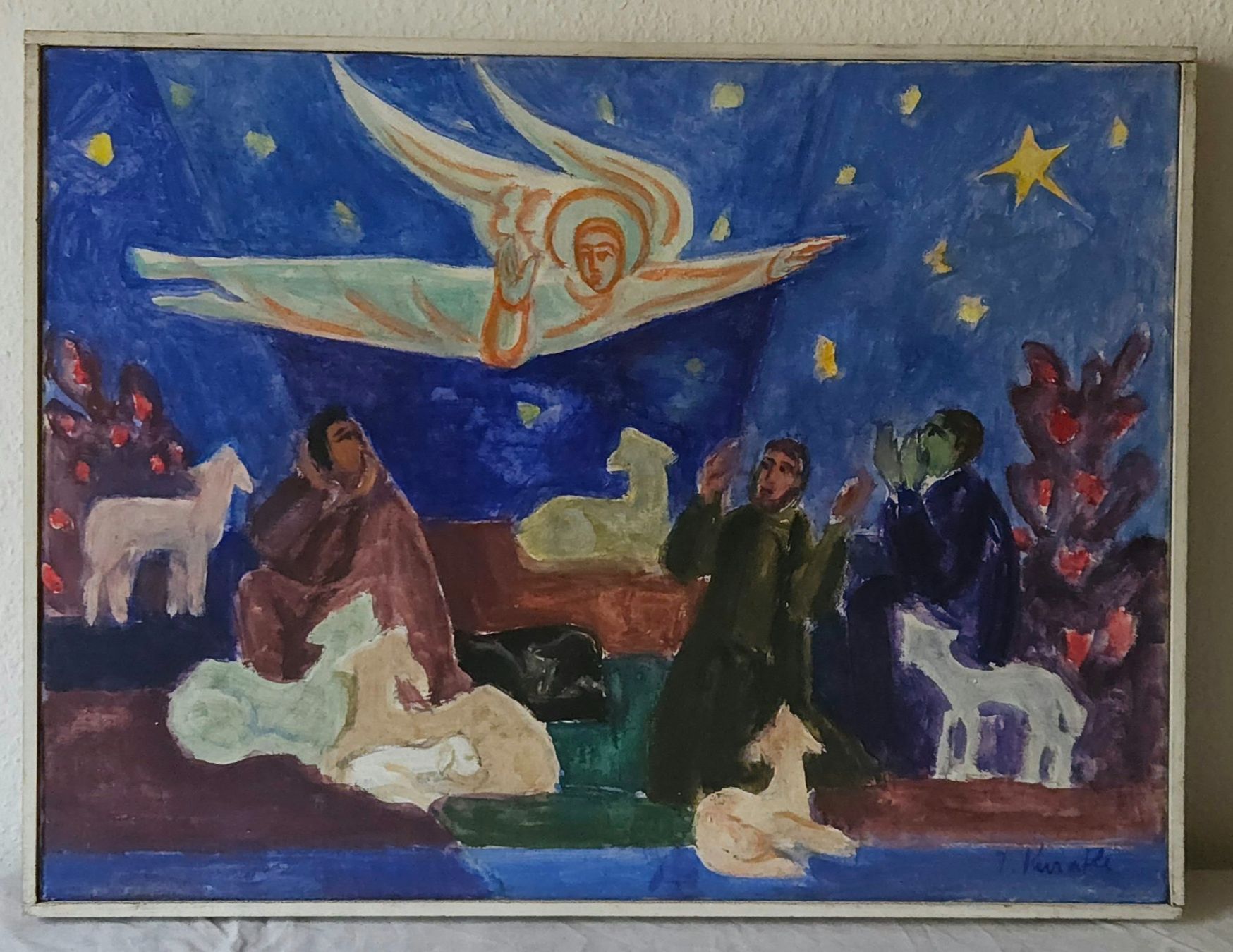 Dipinti: Verkundigung -  45x60 - Irene Fls – Usato da Genève venduto da jea_8zgm