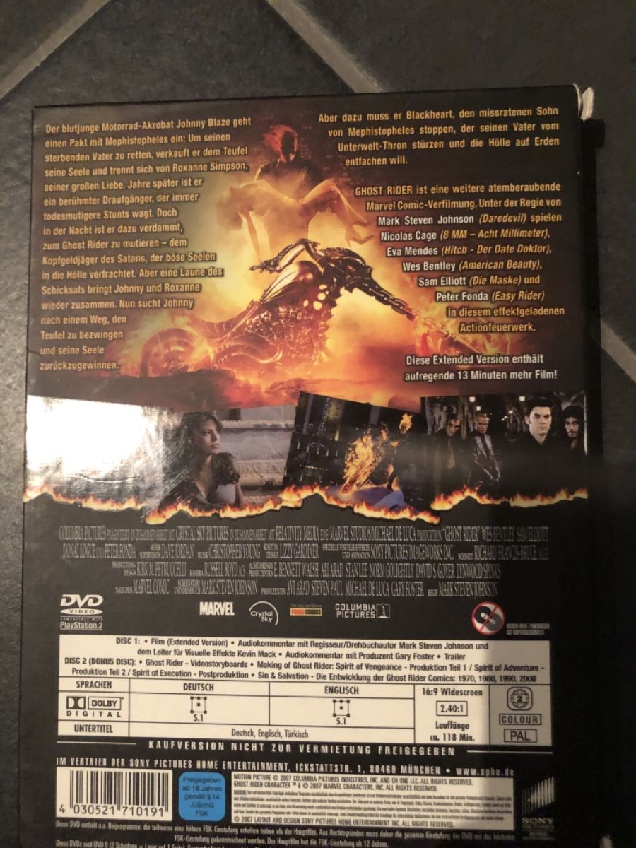 Tutti i DVDs: Ghost rider nicolas cage – Usato da Seengen venduto da Predator86 1