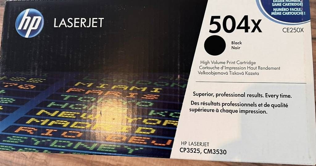 Canon Cartucce per stampanti & toner: Laserjet Canon 504X CE250X Schwarz – Nuovo e nell'imballaggio originale da Aarau Rohr venduto da Treasure-Trove