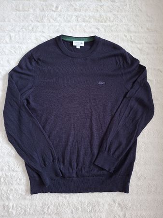 Pull Lacoste bleu marine taille XL bon état