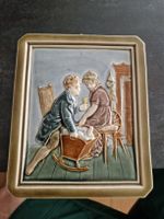 Reliefbild Keramikplatte Familie mit Kind 1926 480 VBD 