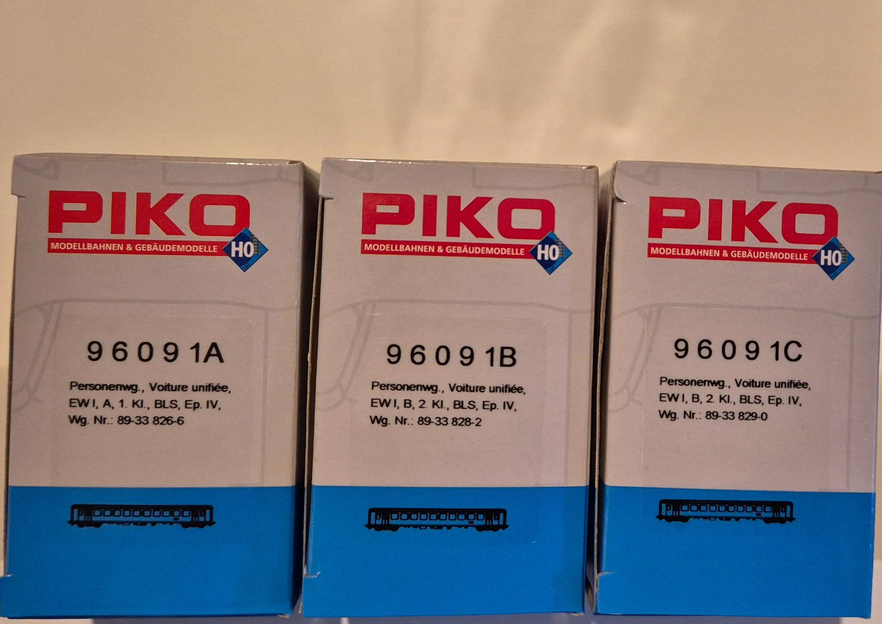 Piko Modellini di ferrovie: Piko 3er Set BLS EW I Salon Bleu – Nuovo (secondo la descrizione) da Wittenwil venduto da ced_q8j7 1