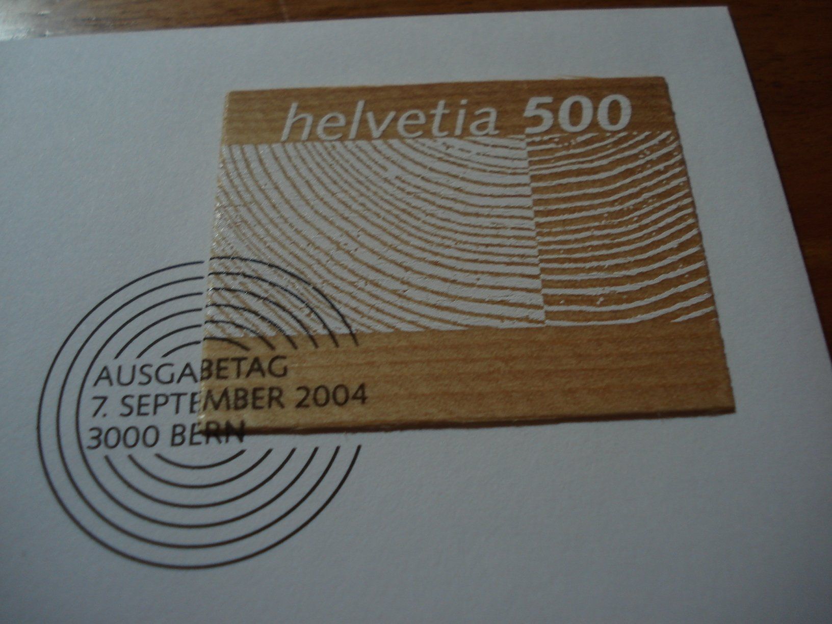 Tutti i francobolli: FDC Holzmarke 2004, ungelaufen – Usato da Niederwil AG venduto da morostahu