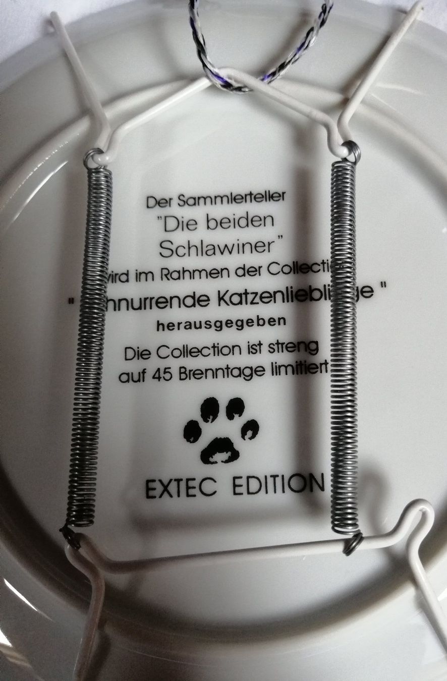 Teller: Sammelteller Schnurrende Katzenlieblinge Extec Edition – Gebraucht aus Oberriet SG von Atir47 3