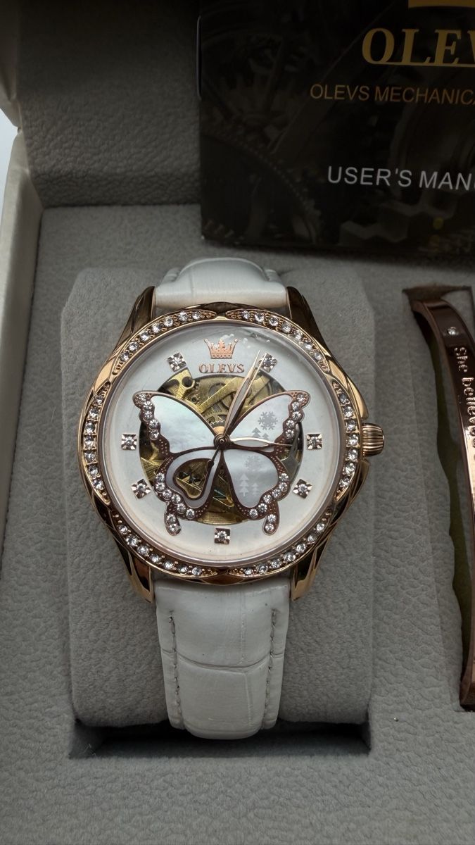 Orologi: OLEVS Automatik Damen Uhr Set  Geschenkbox – Nuovo e nell'imballaggio originale da Seuzach venduto da ann_w2zc 1