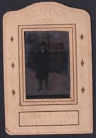 Fotografie Ferrotypie Mann im Mantel in 