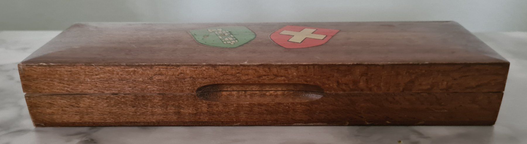 Altro in Scrittura & Disegno: Antike Stiftebox/Griffelschachtel Holz – Usato da Winterthur venduto da bibummi 1
