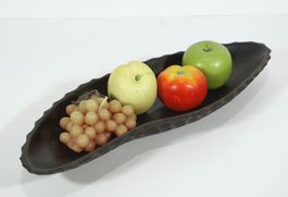 4 ältere obstförmige Deko-Kerzen, Deko-Obst aus Wachs