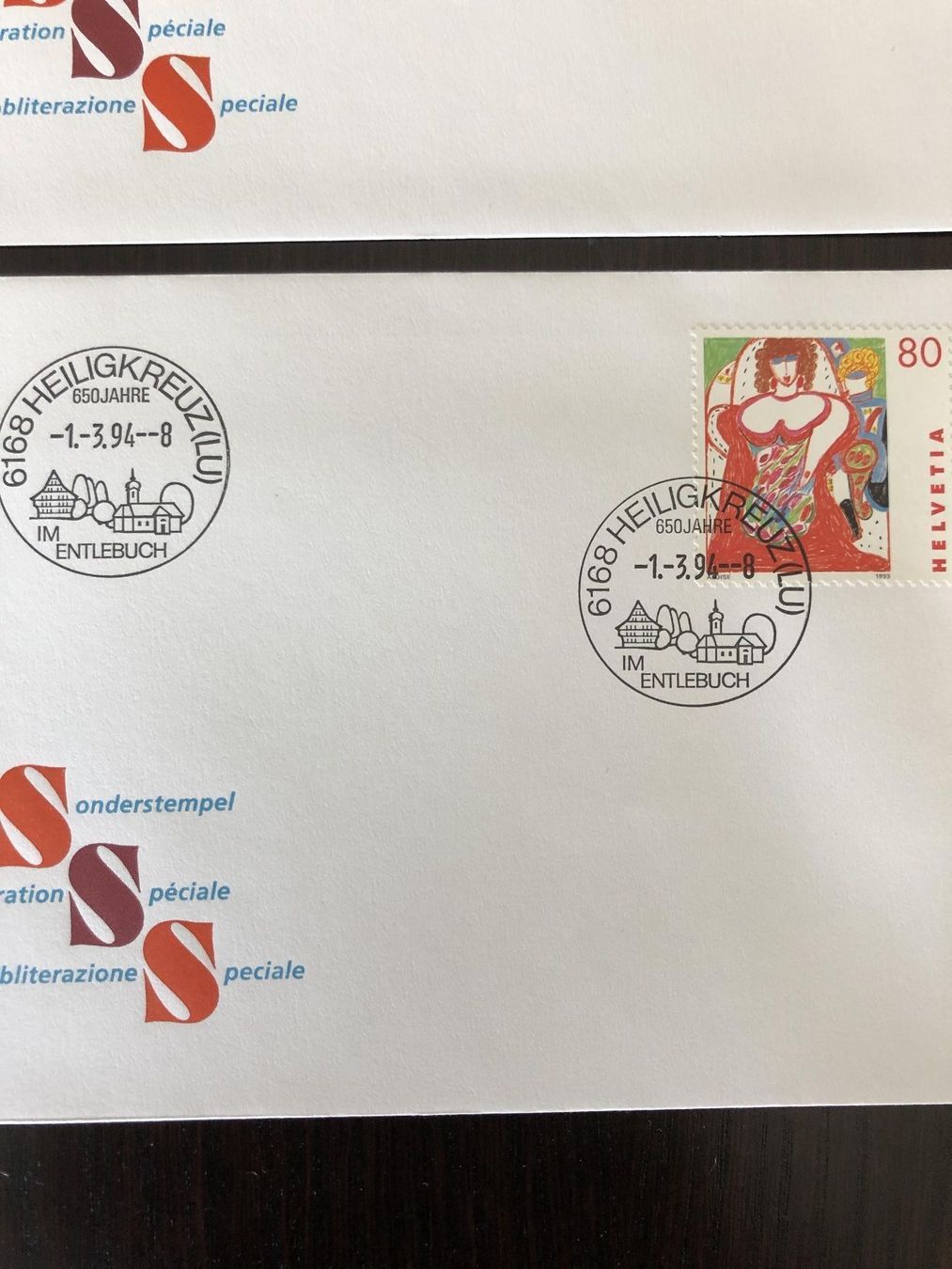 Alle Briefmarken: diverse Sonderstempel – Gebraucht aus Horw von Luki49 7