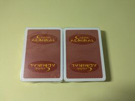 Pokerkarten "Casino Admiral" Doppel Pack Plastic Playcards