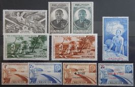 Reunion Franz. Kolonie ex. Kat. 190-302 1941/46