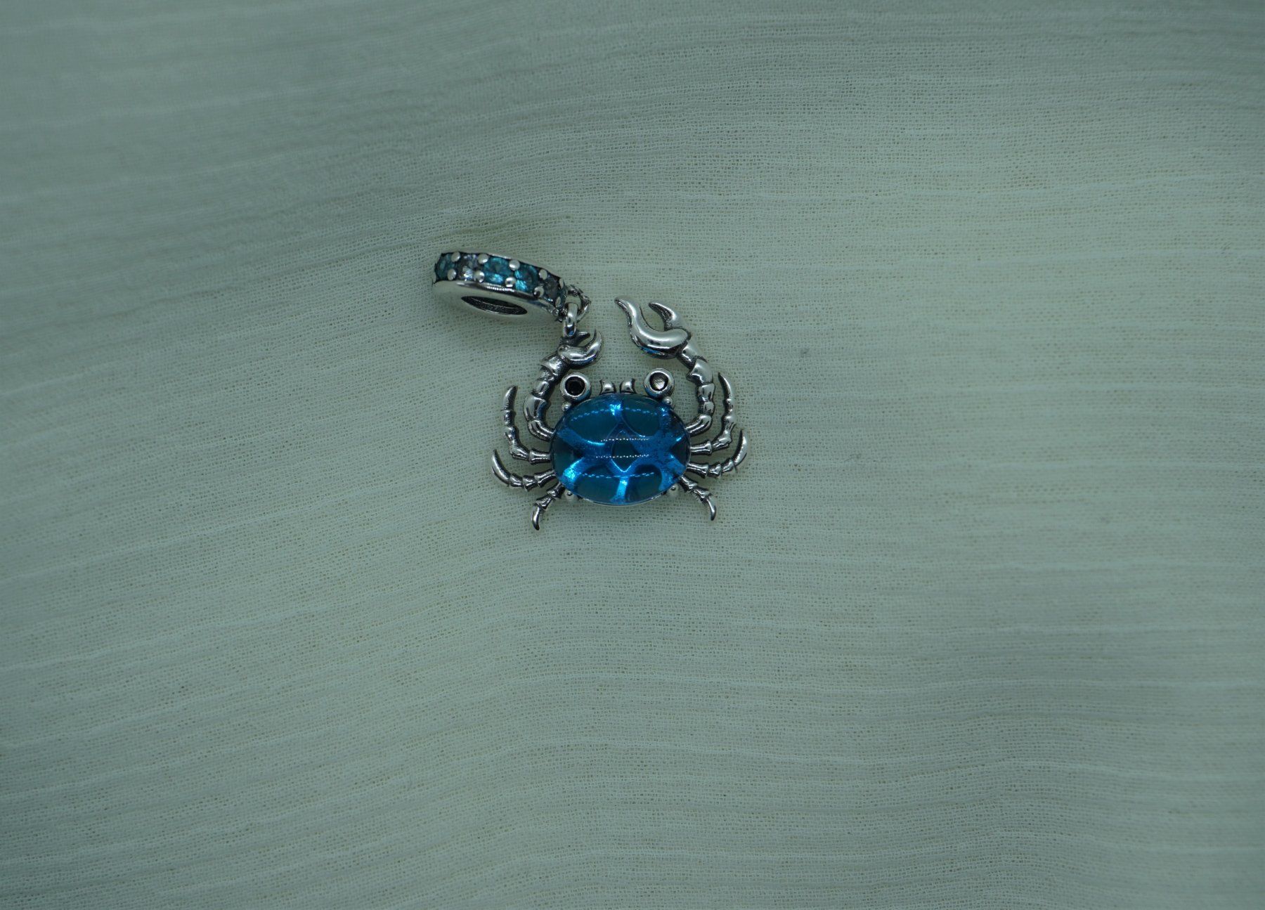 Anhänger: Charm "hellblauer Krebs" zu Pandora S925 – Neu (gemäss Beschreibung) aus Niederbüren von Fidi5 2