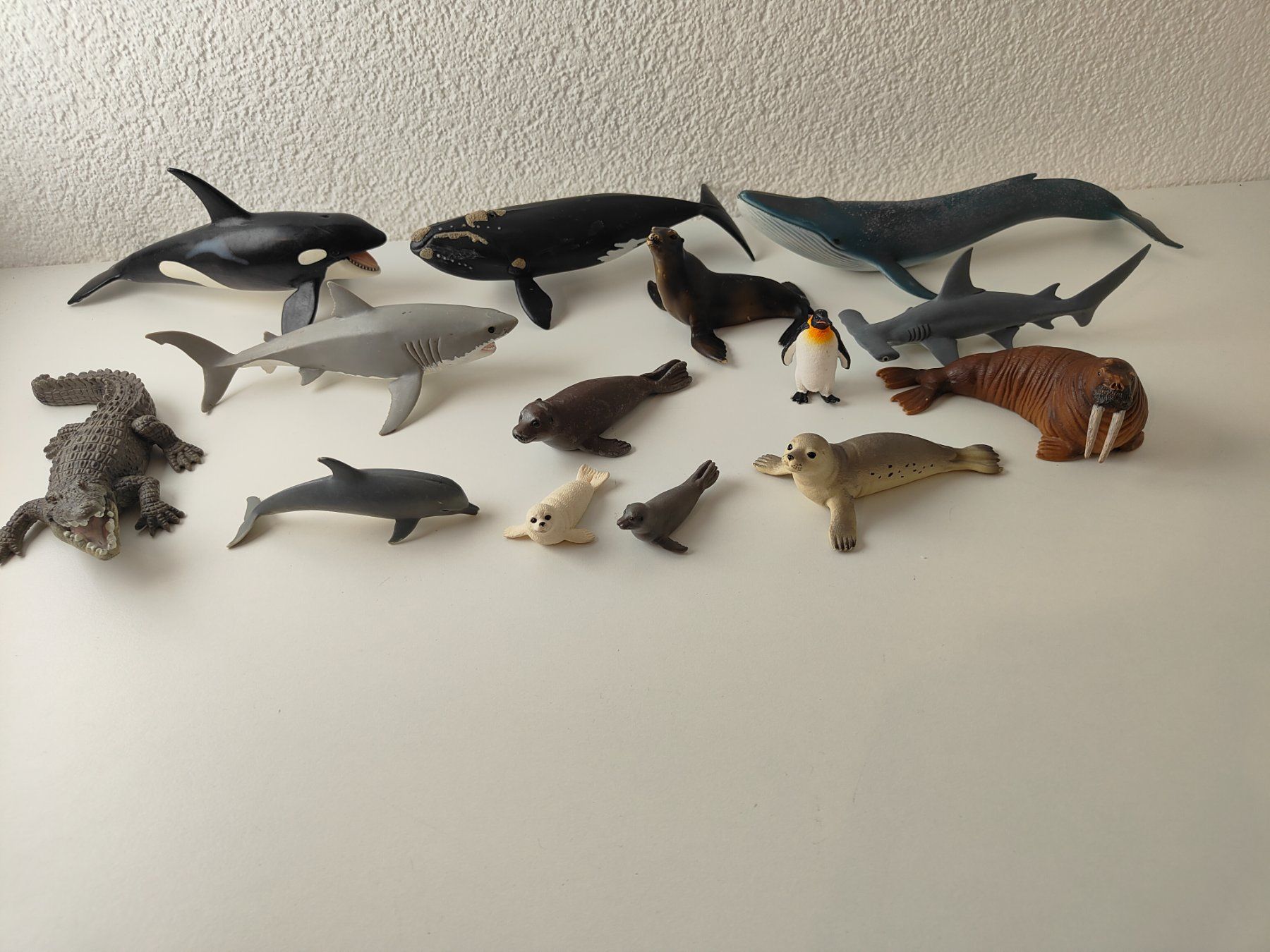 Schleich Figuren: Schleich Meerestiere Set Sammlung Hai Wal Delfin Orka – Gebraucht aus Thalwil von FigurenFreunde