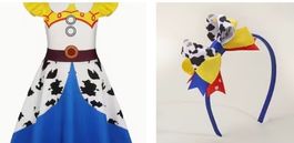 Toy Story Jessie Kleid mit Stirnband, Grösse 6-7 jährige