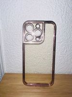 I Phone 14 Pro Cover Rosa Silver Metalic