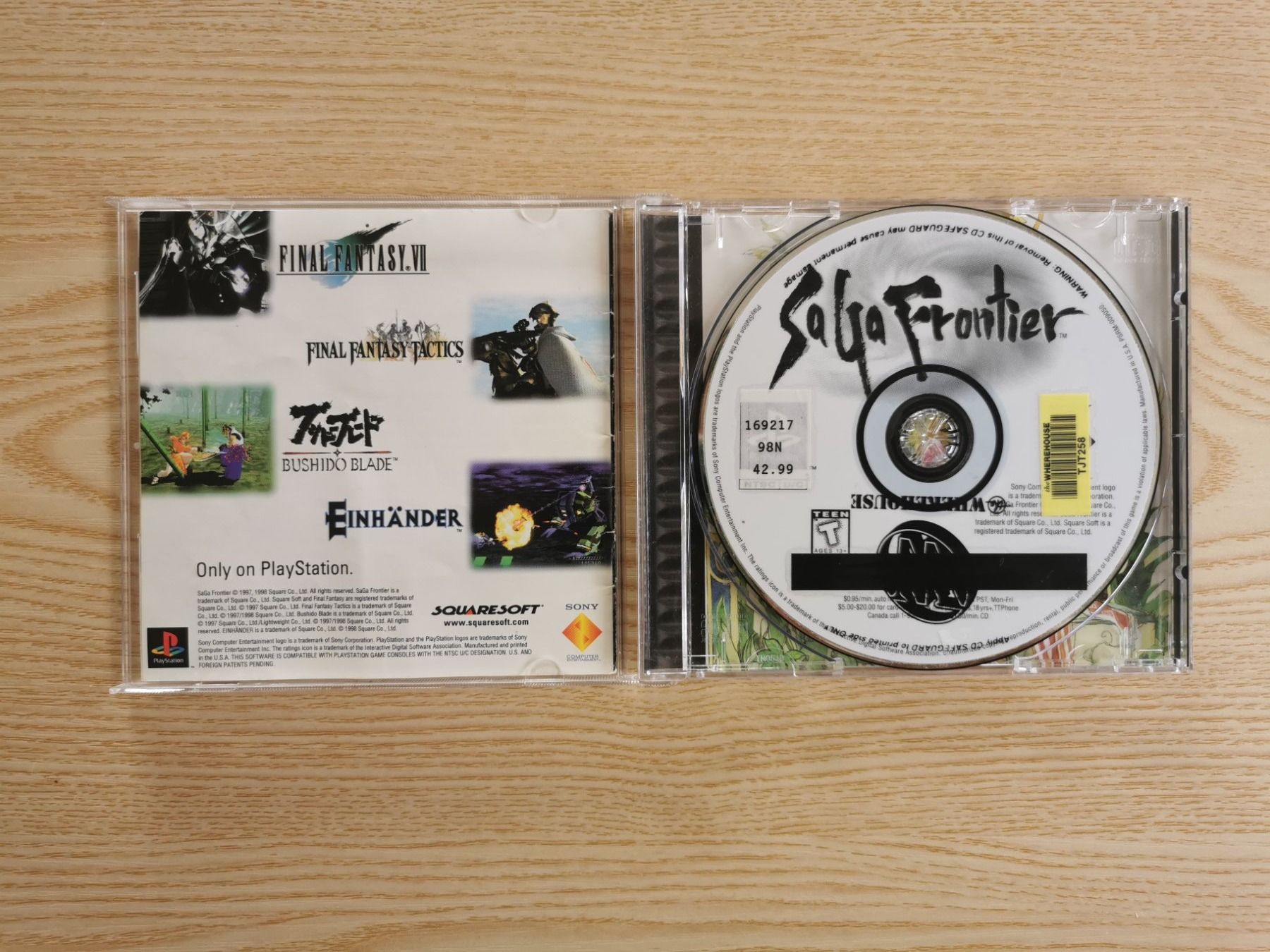 Giochi: Saga Frontier (PSX/NTSC-US) – Usato da Zürich venduto da Thosedancingdays 1
