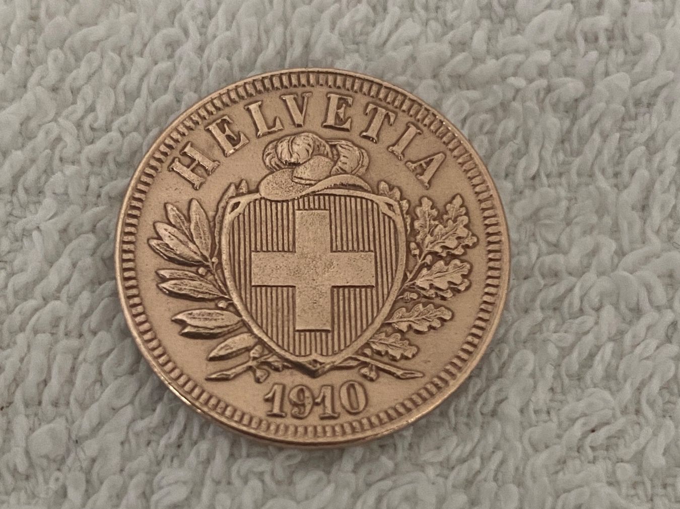 Tutti le monete: 2 centimes/Rappen 1910 B – Usato da Nyon venduto da Ilmi09