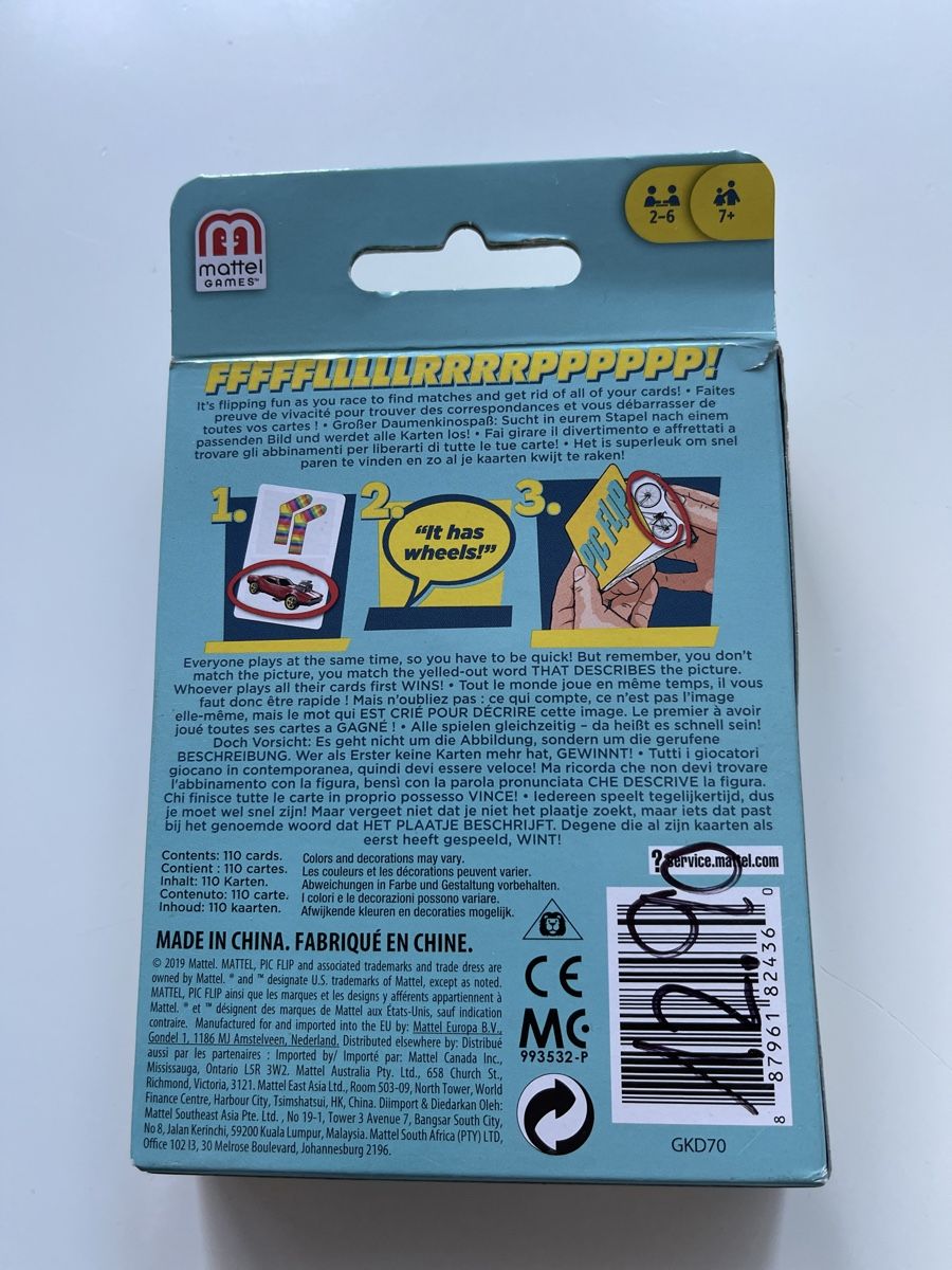 Mattel Giochi: Pic Flip Spiel – Nuovo e nell'imballaggio originale da Oberrieden venduto da Boccia1981 3