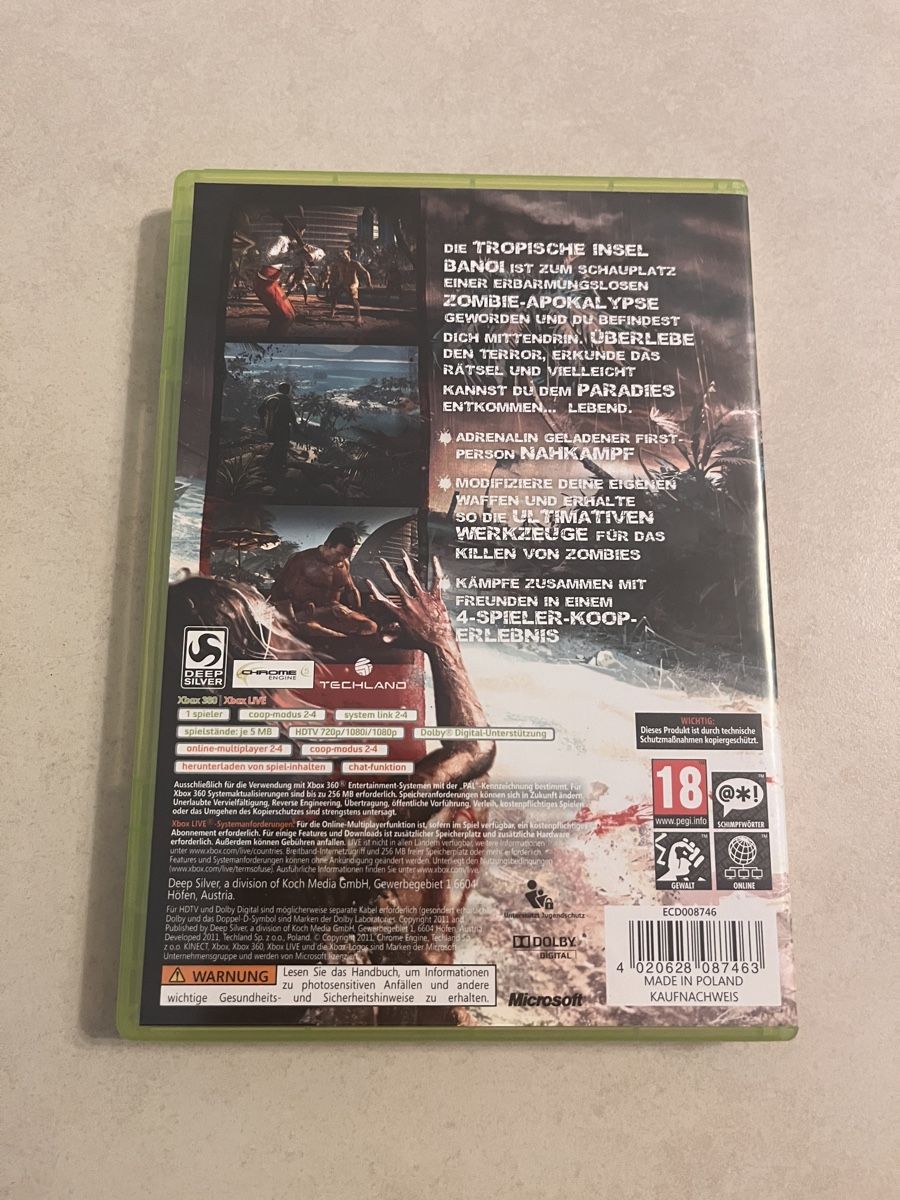 Giochi: Dead Island XBOX 360 – Usato da Suhr venduto da SchnapperCH 1