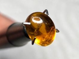 Turmalin Cabochon orange-goldig 2.4 Karat