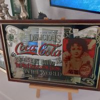 Woow: Coca cola Spiegel Bild / Retro