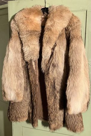 Manteau vintage Mantel renard Fuchs fourrure