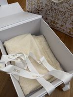DIOR champagne scarf new with box