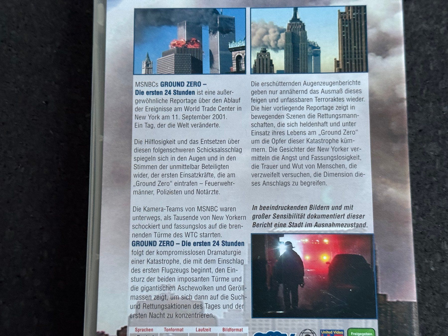 Alle DVDs: GROUND ZERO "Die ersten 24 Stunden" DVD DE/EN – Gebraucht aus Fribourg von tschjoly 2
