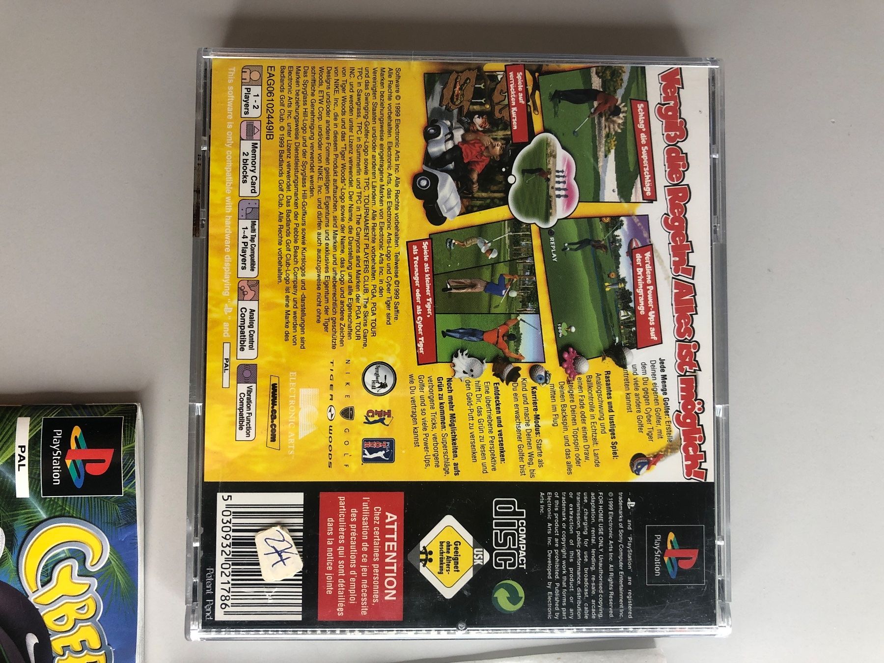 Sony Giochi: Cyber Tiger - PS1 – Usato da St.gallen venduto da taduz 1