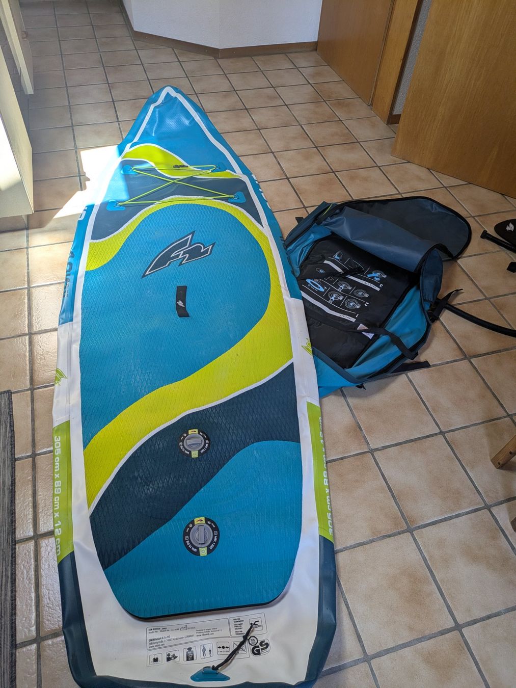 Surfboards & Schwimmbrette: Paddleboard gonflable F2 2 personnes – Gebraucht aus Arbaz von nao_5ljw