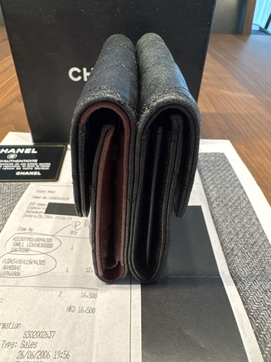Chanel Portamonete: Chanel Wallet schwarz – Usato da Kilchberg ZH venduto da Mskb 3