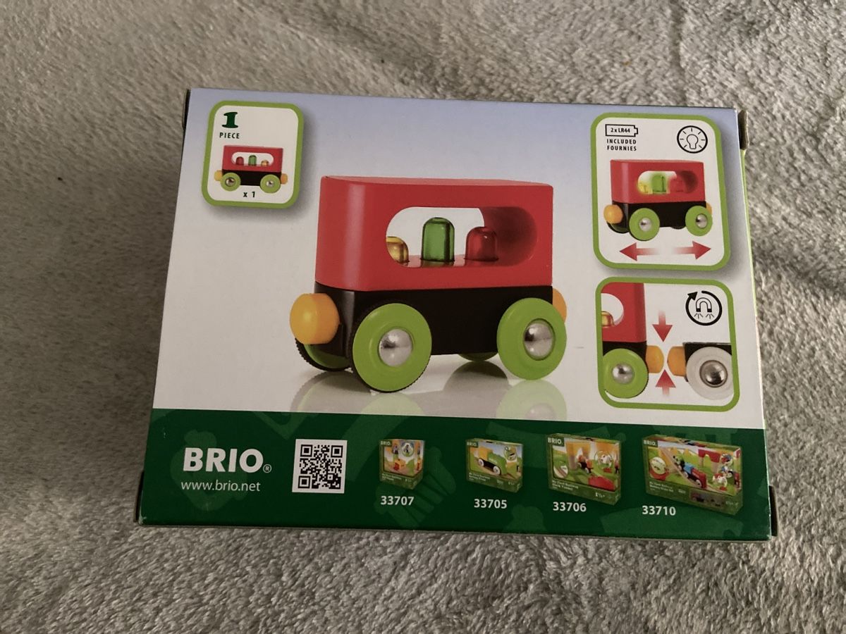 Brio Spielzeuge: BRIO Leuchtwaggon My First Railway 33708 – Neu und originalverpackt aus Therwil von Schneefra1 1