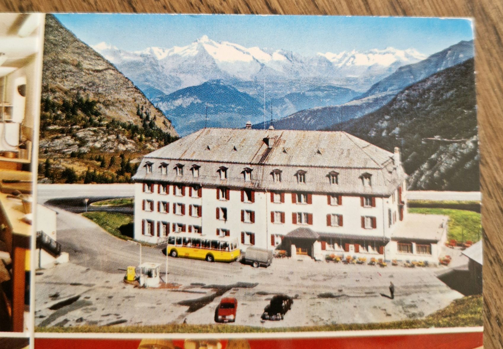 Cartoline postali: Hotel Bellevue, Simplon Kulm, Postauto, Werbekarte – Nuovo (secondo la descrizione) da Ebikon venduto da Donar50 1