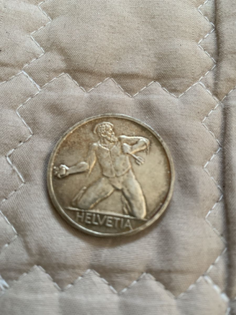Alle Münzen: Piece argent St.-Jakob 1944 – Gebraucht aus Gletterens von celitag