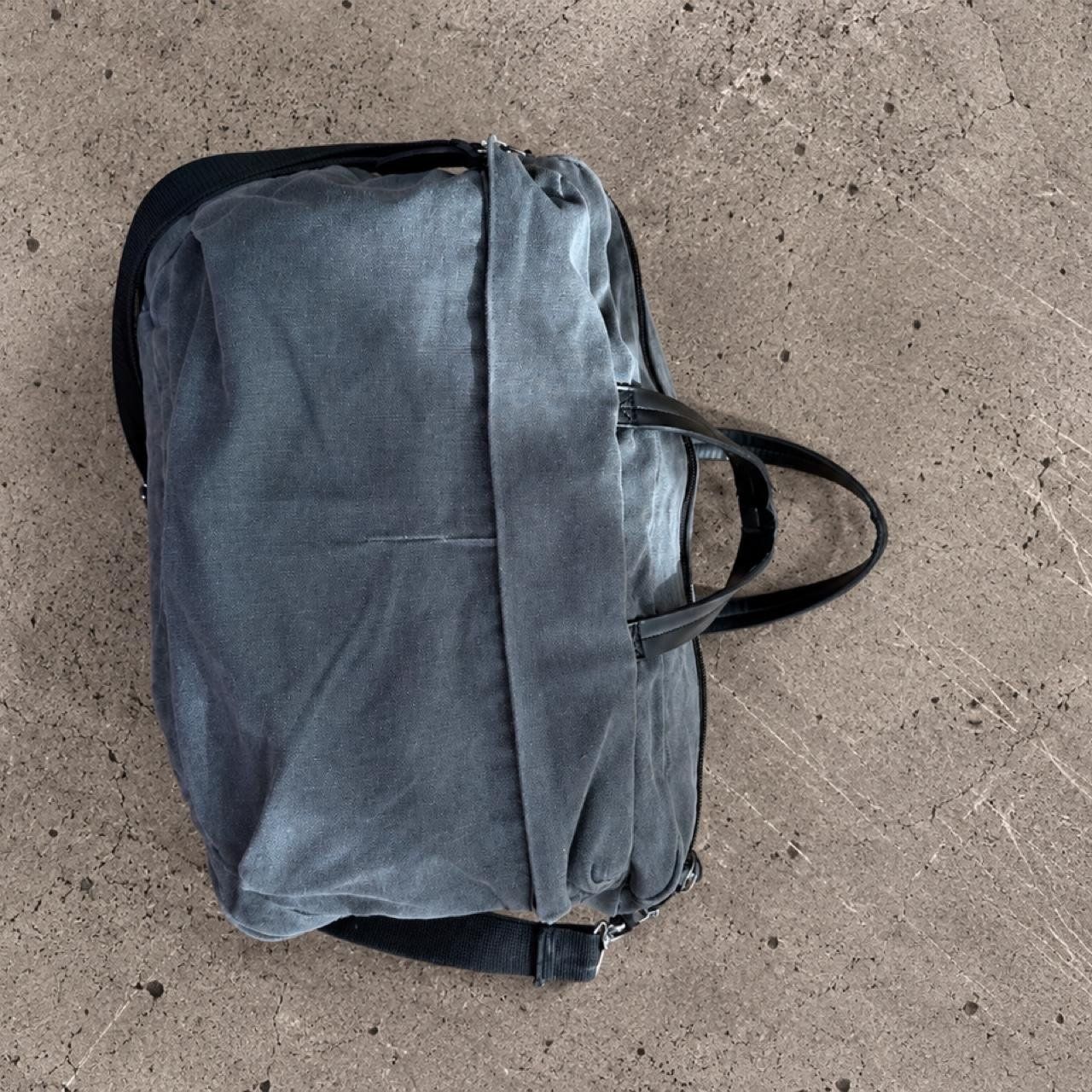 Borse: Grey Washed Canvas Weekender Bag – Usato da Erlach venduto da VerkaufX 2