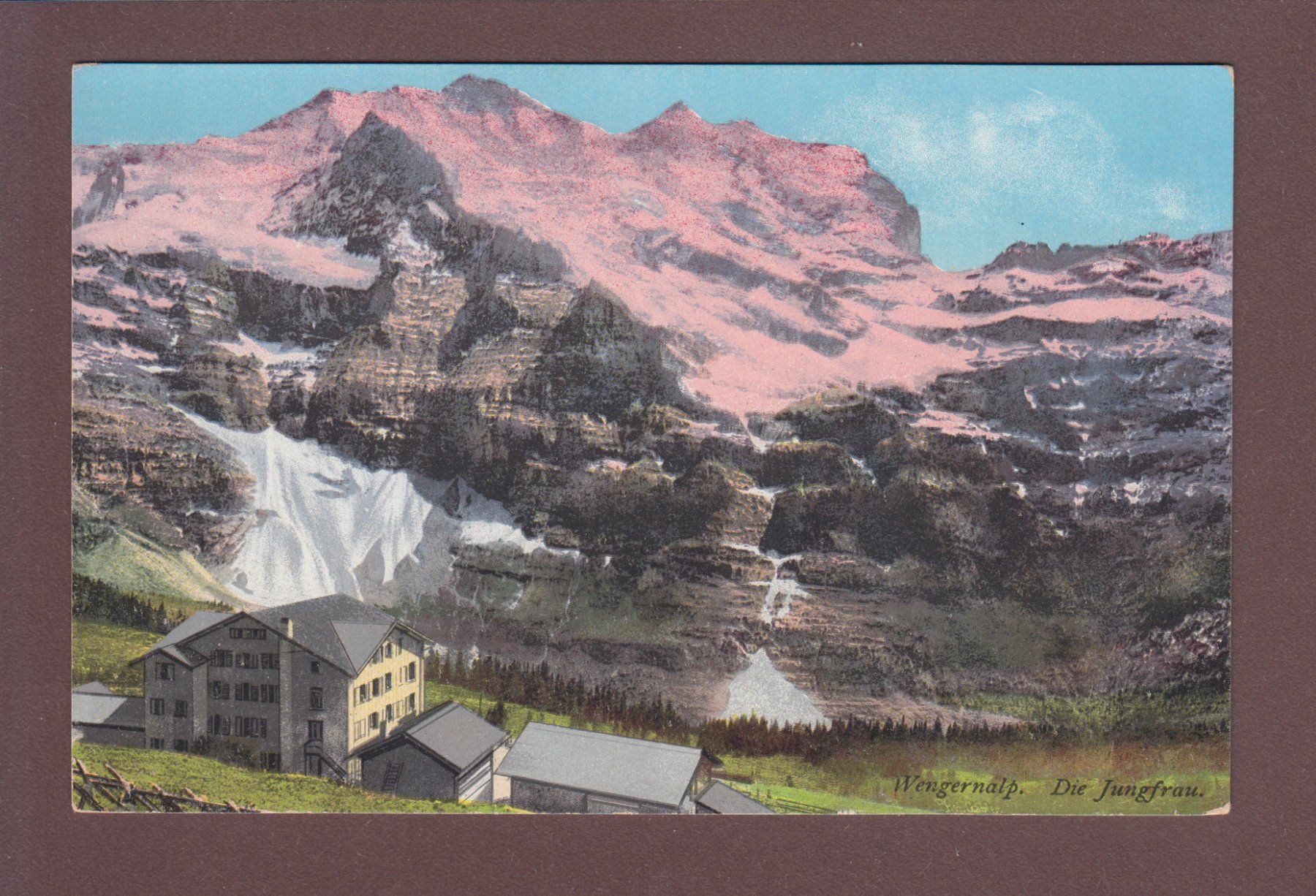 Ansichtskarten: WENGERNALP - Jungfrau – Gebraucht aus Pully von nicecards