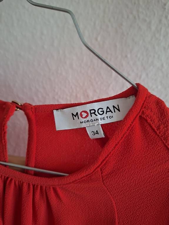 Camicette: Bluse rot mit offenen Ärmeln – Usato da Arlesheim venduto da gligli01 2