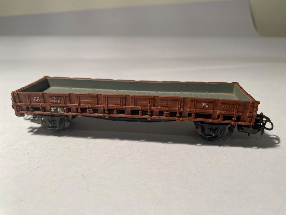 Produktbild von Zenner Hochbordwagen Spur G, (G Scale) Braun, Edelstahlräder, Spur G Gartenbahn