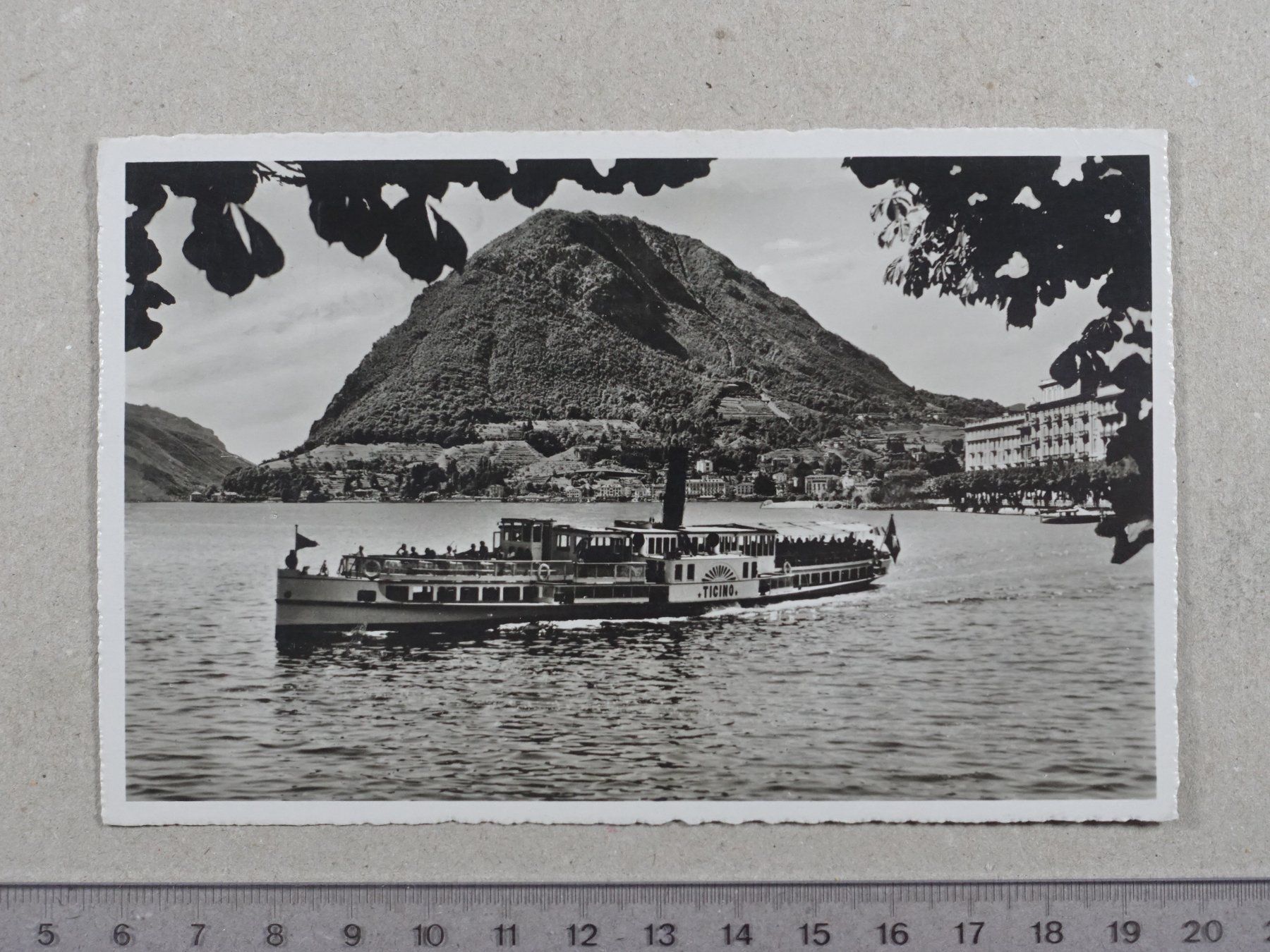 Cartes postales: Lugano, 1946, Schiff, Dampfer "Ticino" – D'occasion à Lenzburg par fh1