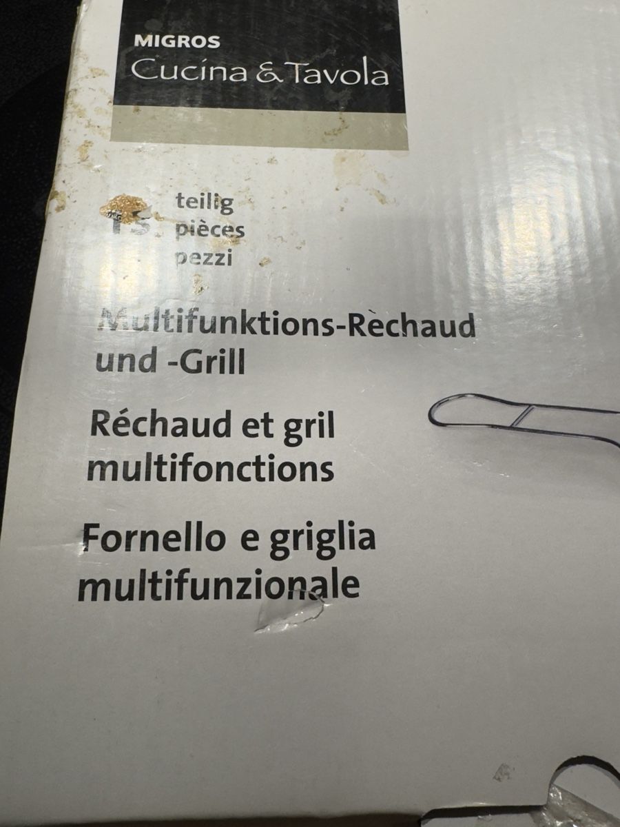 Migros Elettrodomestici da cucina: Multifunktions-Rechaud & Grill – Nuovo (secondo la descrizione) da Kesswil venduto da Schwedenstahl 2