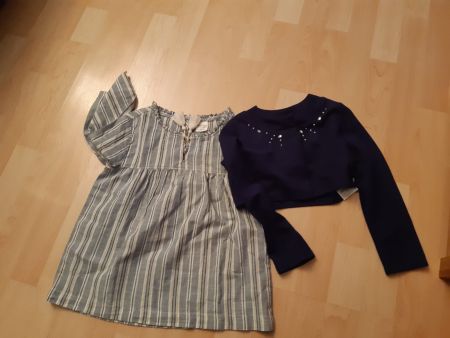 Mädchen Kleid+Jacke, Gr.114-132 6-7-Jährige, Marke:GAP+GUESS