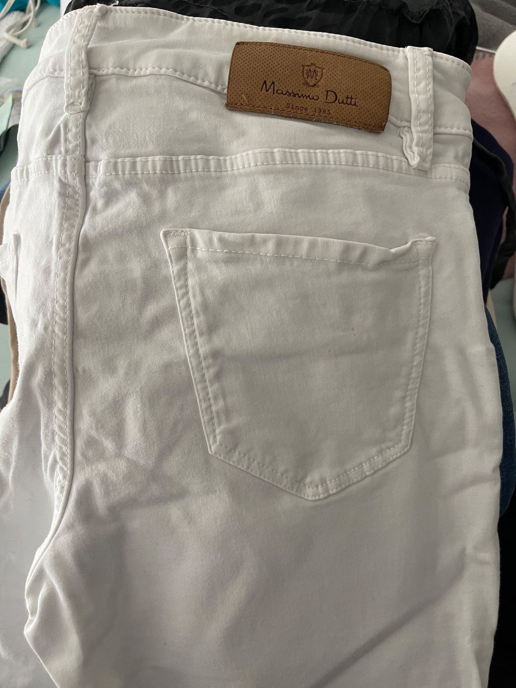 Massimo Dutti Hosen: Massimo Dutti Hose Weiss – Neu (gemäss Beschreibung) aus Winterthur von Deal246 1