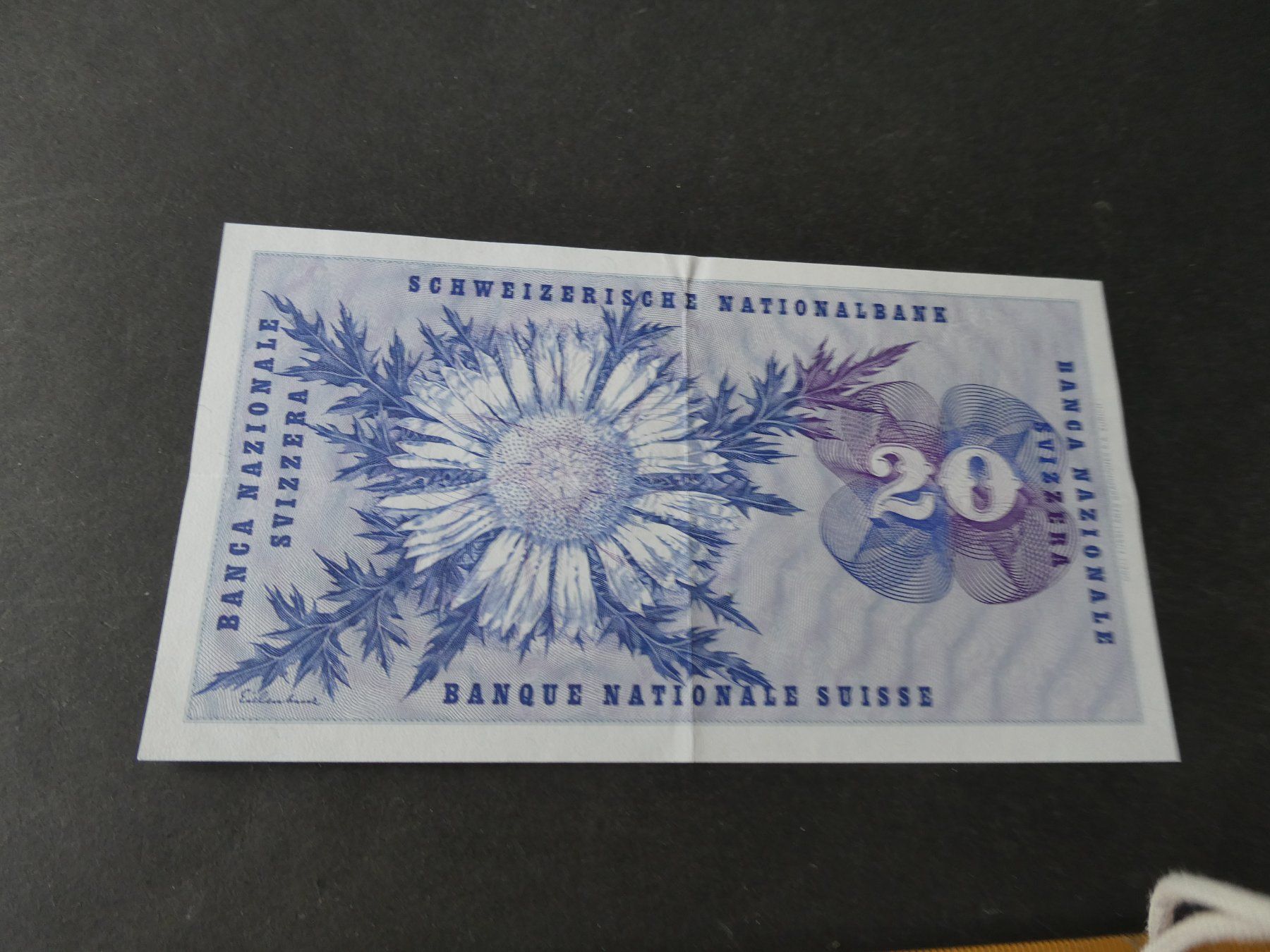 Banknoten: Schweiz 1973, 20 Franken – Gebraucht aus Hinterforst von Rohusri 1